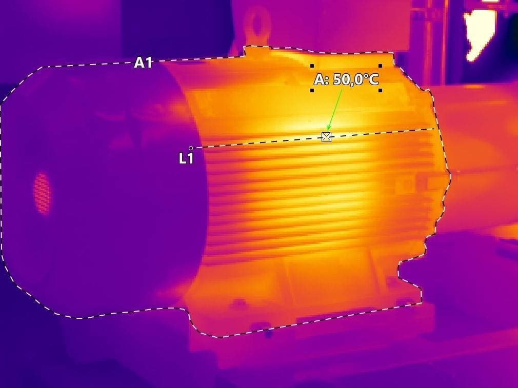 Motor thermography hot spot detection South Africa